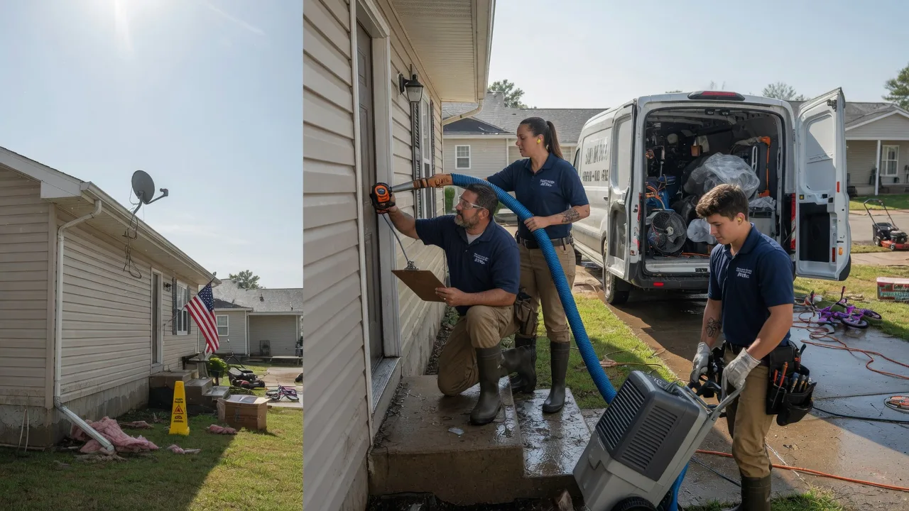 Ceiling Water Damage Restoration in Whitewater, KS near me